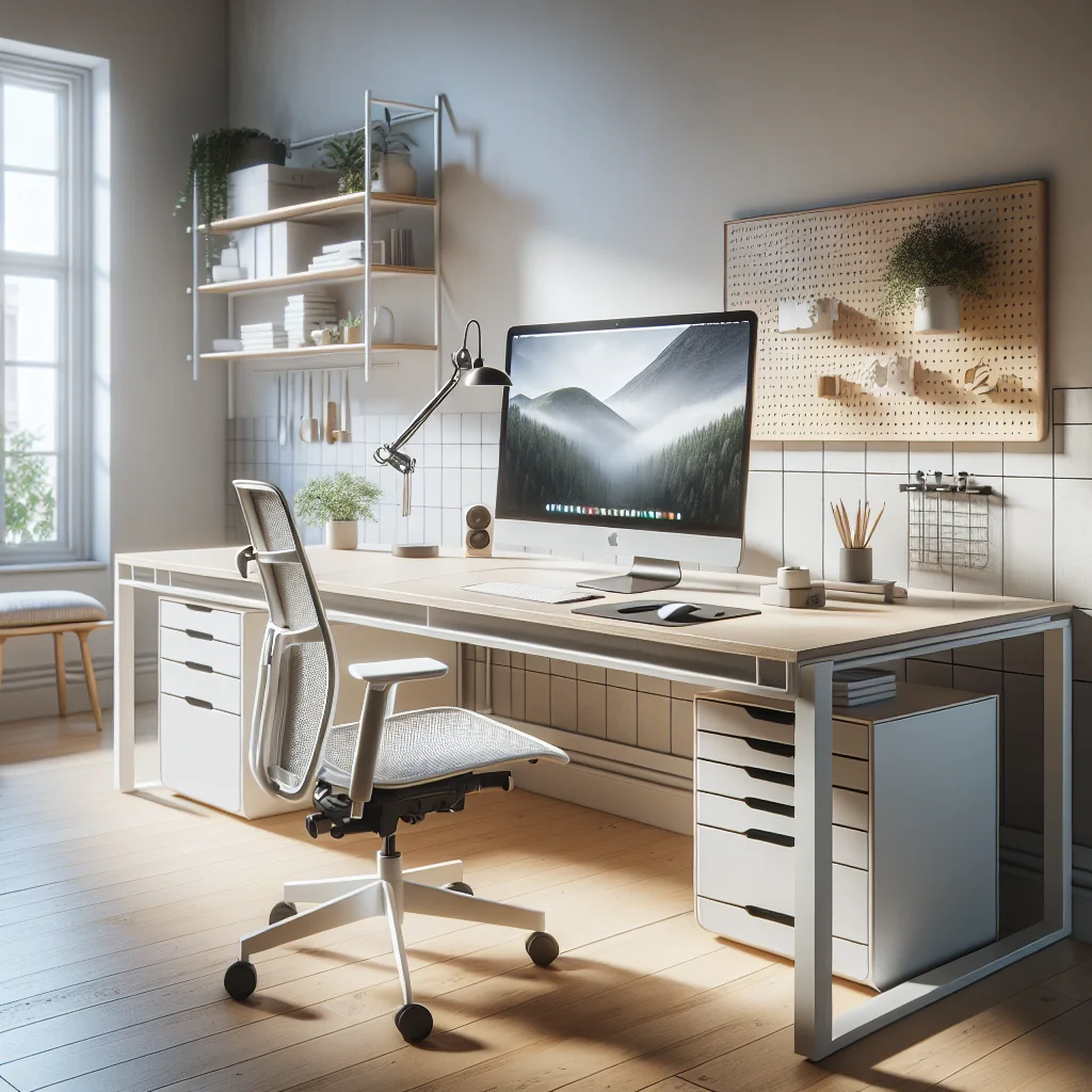 IKEA Ergonomic Desk Ideas for a Simple, Productive Home Setup